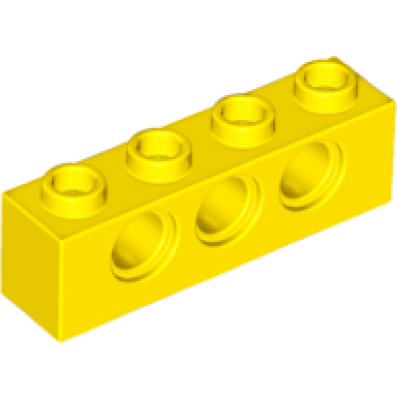 Technic, Steen 1x4 Yellow